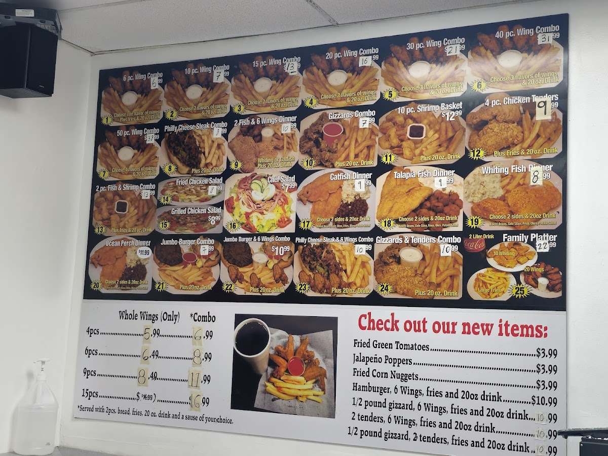 Wings Plus Menu - Image 1